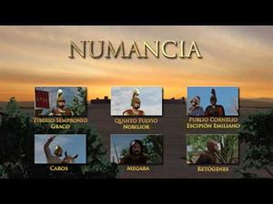 Numancia - Menu interactivo personajes
