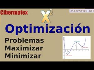 Optimización. Problemas maximizar-minimizar funciones. Cibermatex
