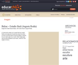 Balzac - Estudio final (Auguste Rodin) (Educarchile)