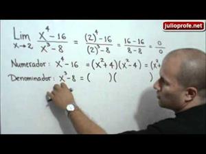 Limite solucionado mediante factorización (JulioProfe)