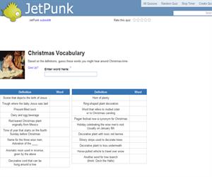Christmas Vocabulary