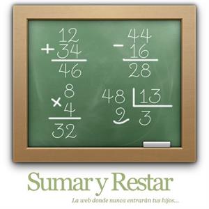 Sumar y Restar, generador de ejercicios de sumas y restas, multiplicación y división