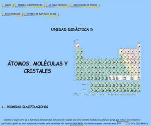 Átomos, moléculas y cristales
