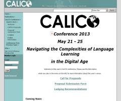 CALICO 2013 / Navegando por la complejidades del aprendizaje lingüístico en la era digital
