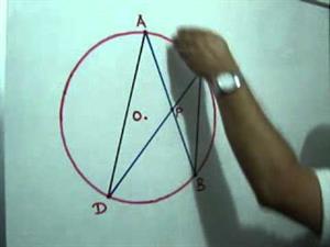 Cuerdas que se cortan en una circunferencia. Parte 1 de 2 (JulioProfe)
