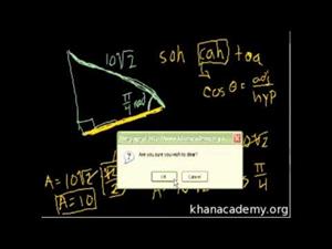 El uso de funciones trigonométricas - parte 1 (Khan Academy Español)