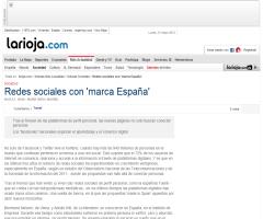 Redes Sociales con marca España - gnoss.com en el reportaje de Vocento