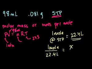 Ecuación general de los gases - Ejemplo 4 (Khan Academy Español)