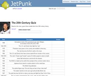 The 20th Century Quiz