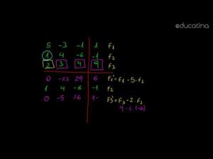 Sistema de ecuaciones por método de Gauss