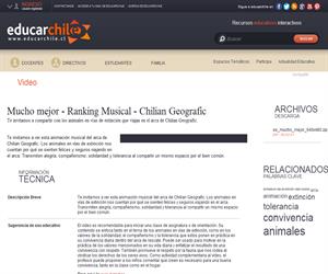 Mucho mejor - Ranking Musical (Educarchile)