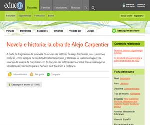 Novela e historia: Alejo Carpentier