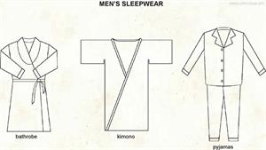 Men sleepwear  (Visual Dictionary)