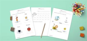Fichas PDF para trabajar lectoescritura en niños de 5 años. Cuadernos Rubio