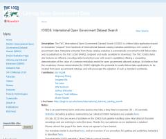 IOGDS: International Open Government Dataset Search - Buscador de datasets de Gobiernos