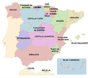 Comunidades Autónomas de España: provincias y capitales (El abuelo educa)