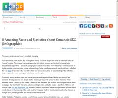 8 Amazing Facts and Statistics about Semantic SEO (Infographic)