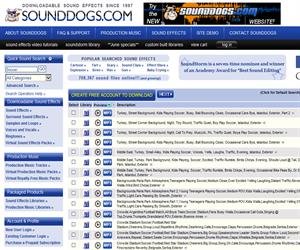 Soundogs.com, miles de efectos de audio