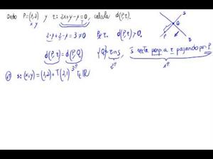 Distancia de punto a recta (Sin fórmula)