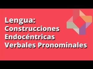 Construcciones endocéntricas verbales pronominales