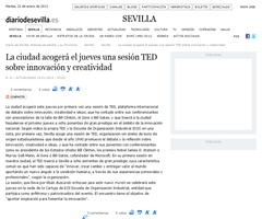 Sevilla acogerá el jueves una sesión TED sobre innovación y creatividad