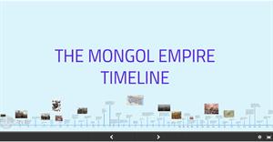 The Mongol Empire Timeline. Línea del tiempo del imperio mongol (Prezi)
