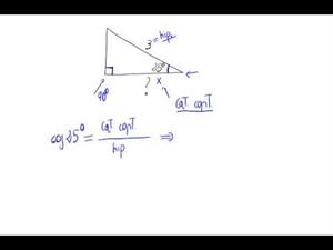 Cálculo de elementos en un triángulo rectángulo