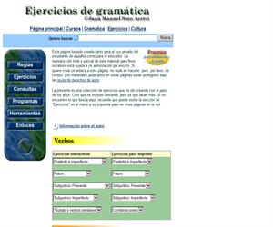 Ejercicios de gramática española para Primaria y extranjeros que aprenden español
