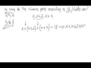 Problema de ecuaciones de primer grado (números)