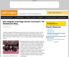 Why Integrate Technology into the Curriculum?: The Reasons Are Many | Edutopia