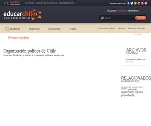 Organizacion política de Chile (Educarchile)