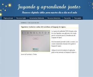 Signslator: traductor online del castellano al lenguaje de signos.