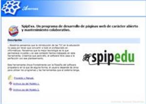 SpipEva. Un programa de desarrollo de páginas web de carácter abierto y mantenimiento colaborativo