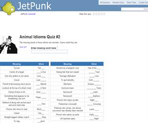 Animal Idioms Quiz 2