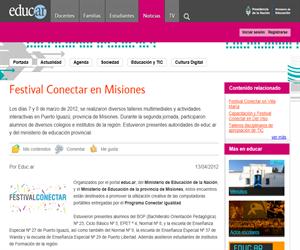 Festival Conectar en Misiones