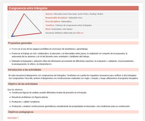 Congruencia entre triángulos