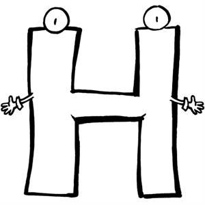 Grafía de la H