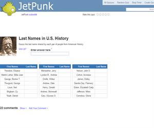 Last Names in U.S. History