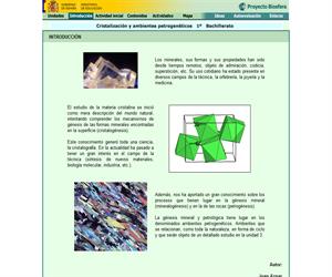Cristalización y ambientes petrogenéticos: unidad de Biología y Geología de 1º de Bachillerato