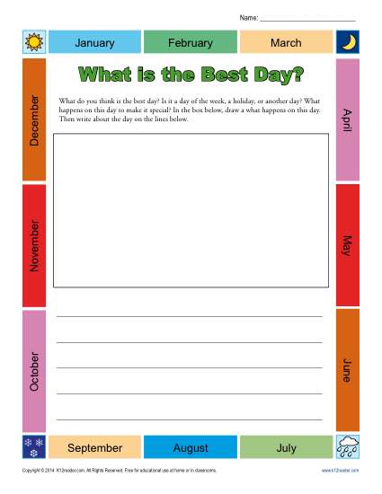 Writing Prompt – What Is the Best Day?