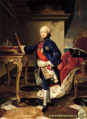 Retrato de Fernando IV (Anton Raphael Mengs)