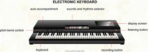 Electronic keyboard  (Visual Dictionary)