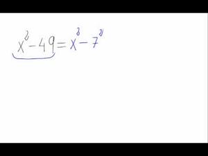 Factorización - Diferencia de cuadrados