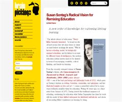 Susan Sontag’s Radical Vision for Remixing Education | Brain Pickings