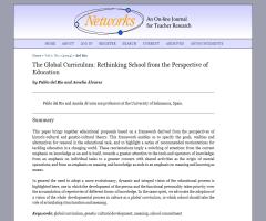 The Global Curriculum: Rethinking School from the Perspective of Education | Pablo del Río and Amelia Álvarez