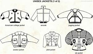 Unisex jackets  (Visual Dictionary)