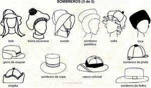 Sombreros 3 (Diccionario visual)