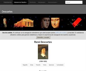 René Descartes: biografía (webdianoia)