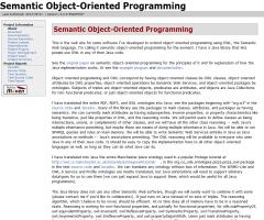 Semantic Object-Oriented Programming