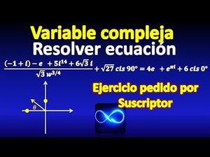 Ecuación de variable compleja, con exponente fraccionario, exponenciales, cis, paso a paso
